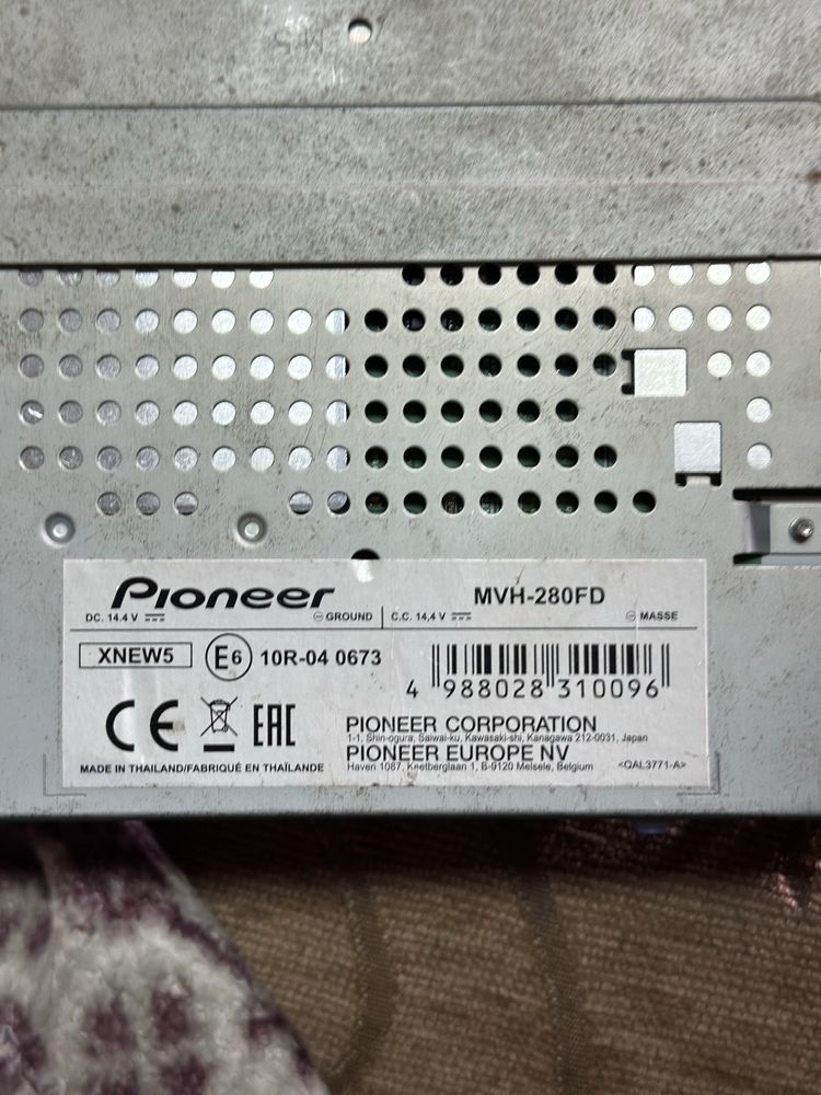 Автомагнитола Pioneer MVH-280FD