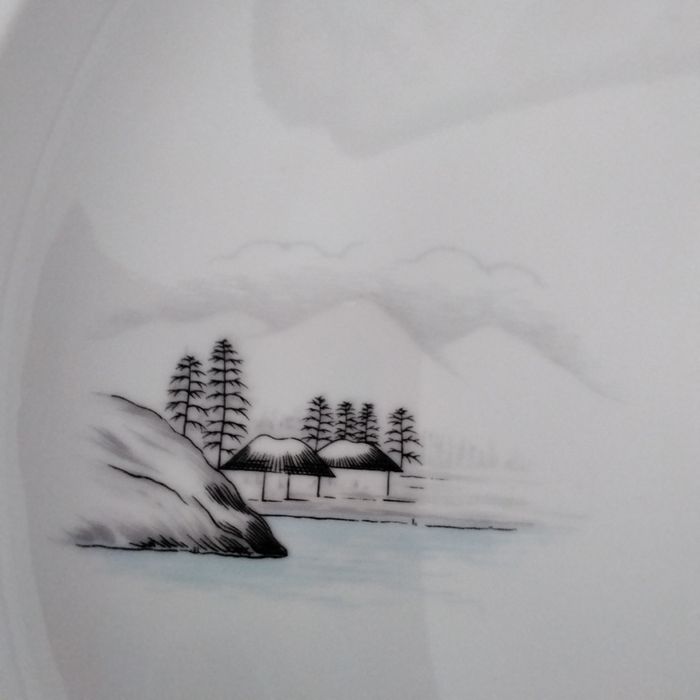 Prato bolo e talheres da Vista Alegre