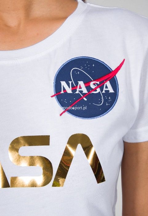 PROMOCJA Alpha Industries T-shirt NASA PM 3 kolory 130 zamiast 145