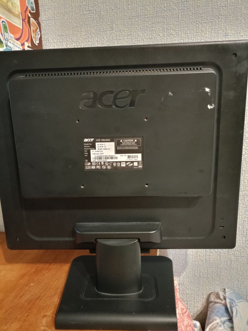 Монітор Acer AL1916 C під ремонт.
