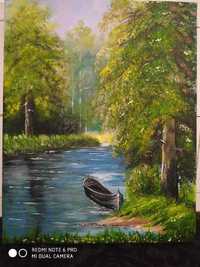 Продам Картину живопис Тихі води,  розмір 50см на 40 см