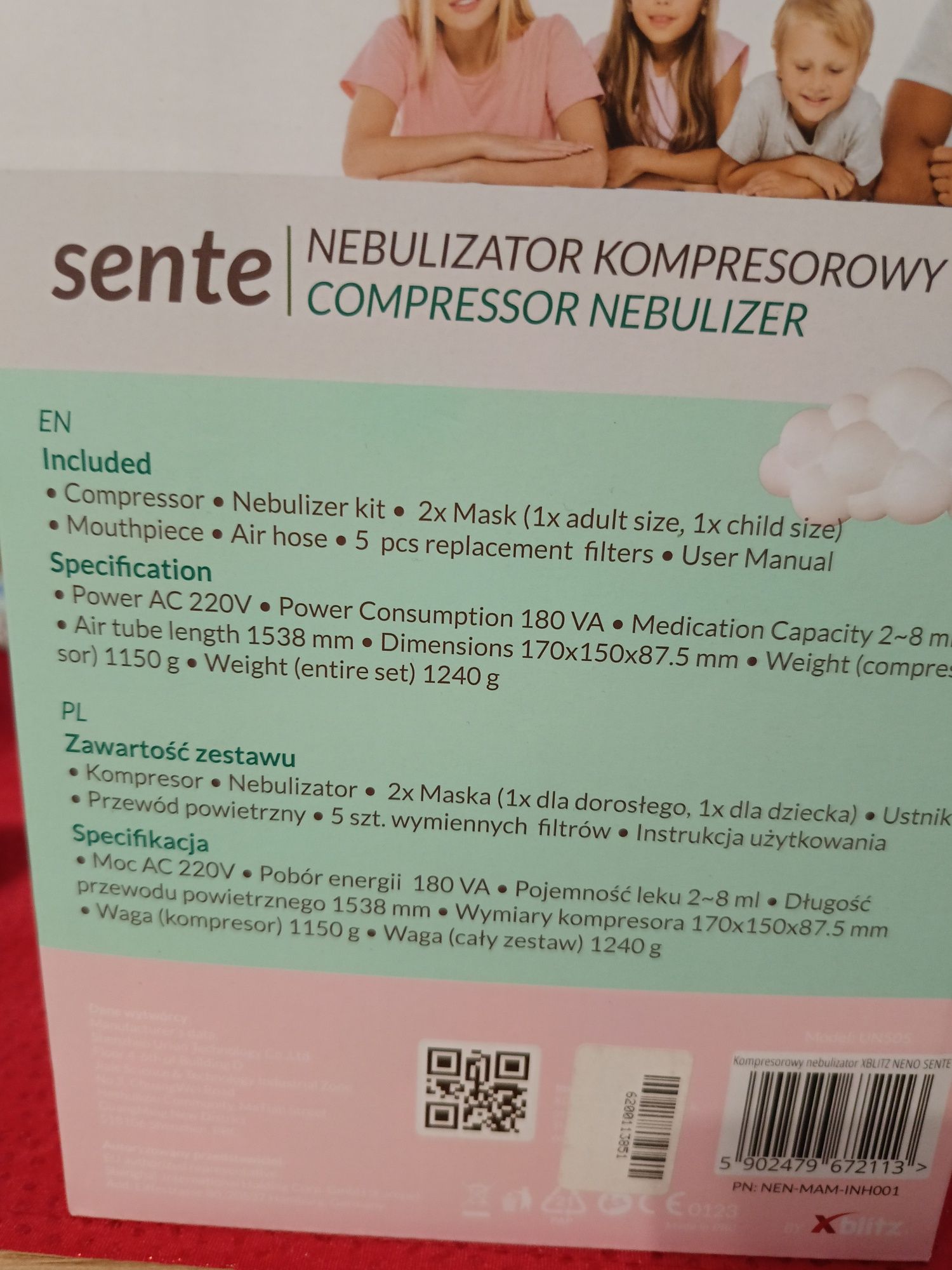 Nebulizator kompresorowy