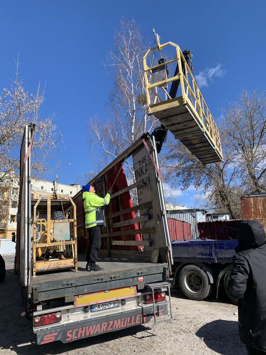 Фасадна люлька, платформа