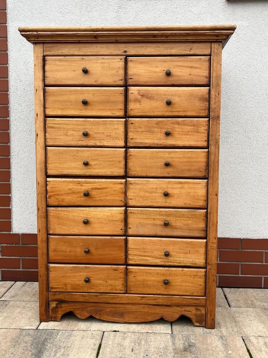 Duża komoda kolonilna, lite drewno indyjskie - sheesham, palisander