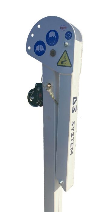 Żuraw żurawik ręczny obrotowy typ ZKU 250 kg - DS system