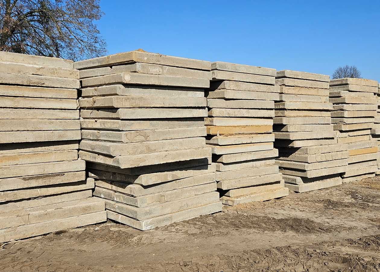 Płyty żelbetowe MON 300x150x15 - UŻYWANE