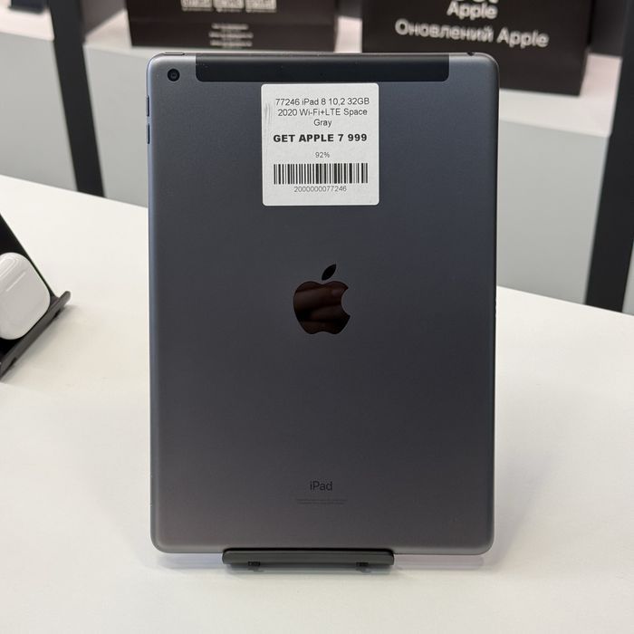 Планшет iPad 8 10.2” 2020 32GB LTE • ГАРАНТІЯ > Магазин Дніпро 77246