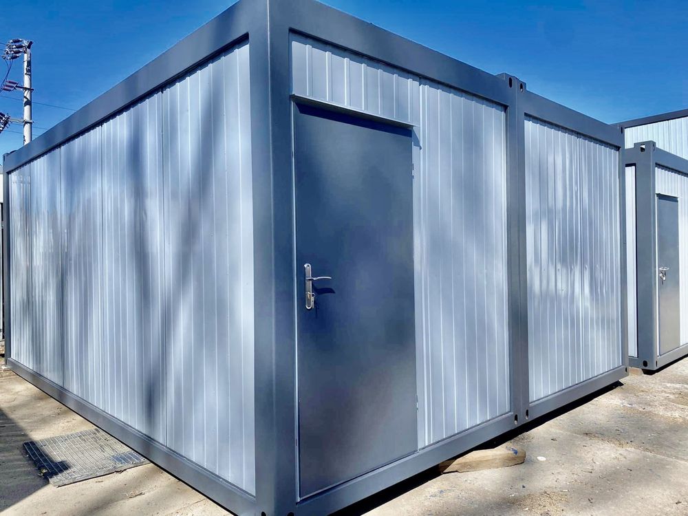 Kontener socjalny biurowy duet open space 30 m2  budowlany