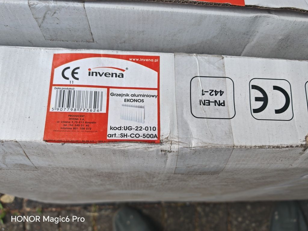Grzejnik aluminiowe 10 żeber