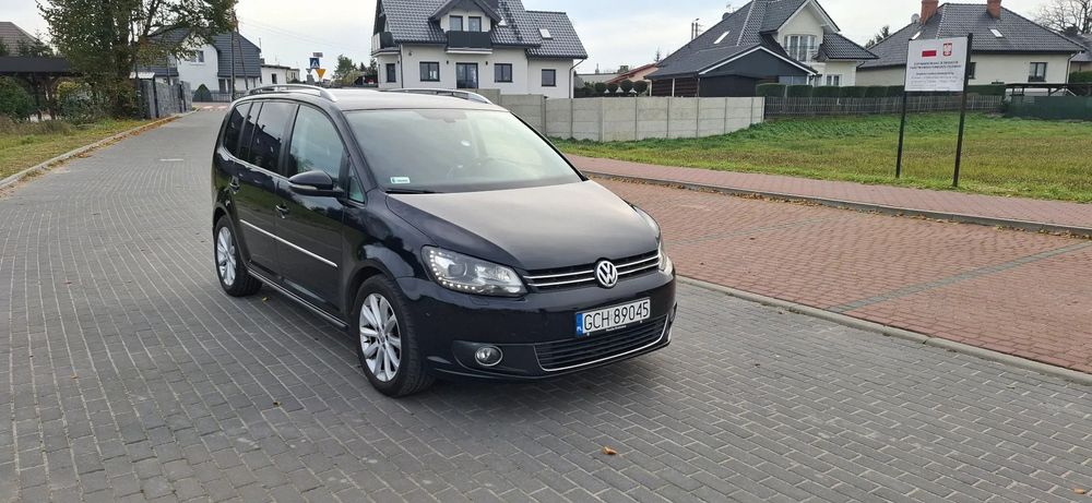 Volkswagen Touran Volkswagen Touran 2.0 TDI DSG 170 KM, 2011 rok, 7-osobowy