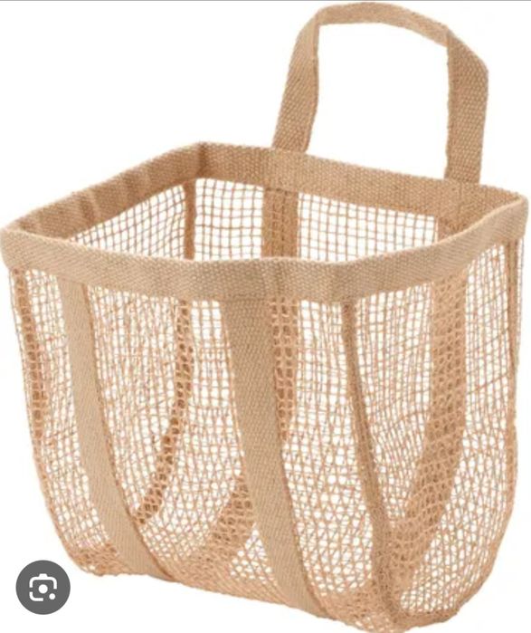IKEA Lustigkurre koszyk worek z juty NOWY