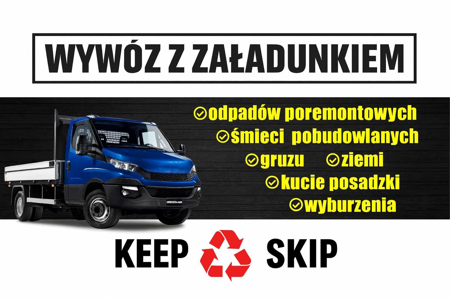 Wywóz Utylizacja Odbiór Śmieci Gruzu Ziemi Mebli Odpadów Wyburzenia