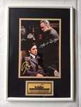 Moldura Filme The Godfather Marlon Brando & Al Pacino com Autógrafos (
