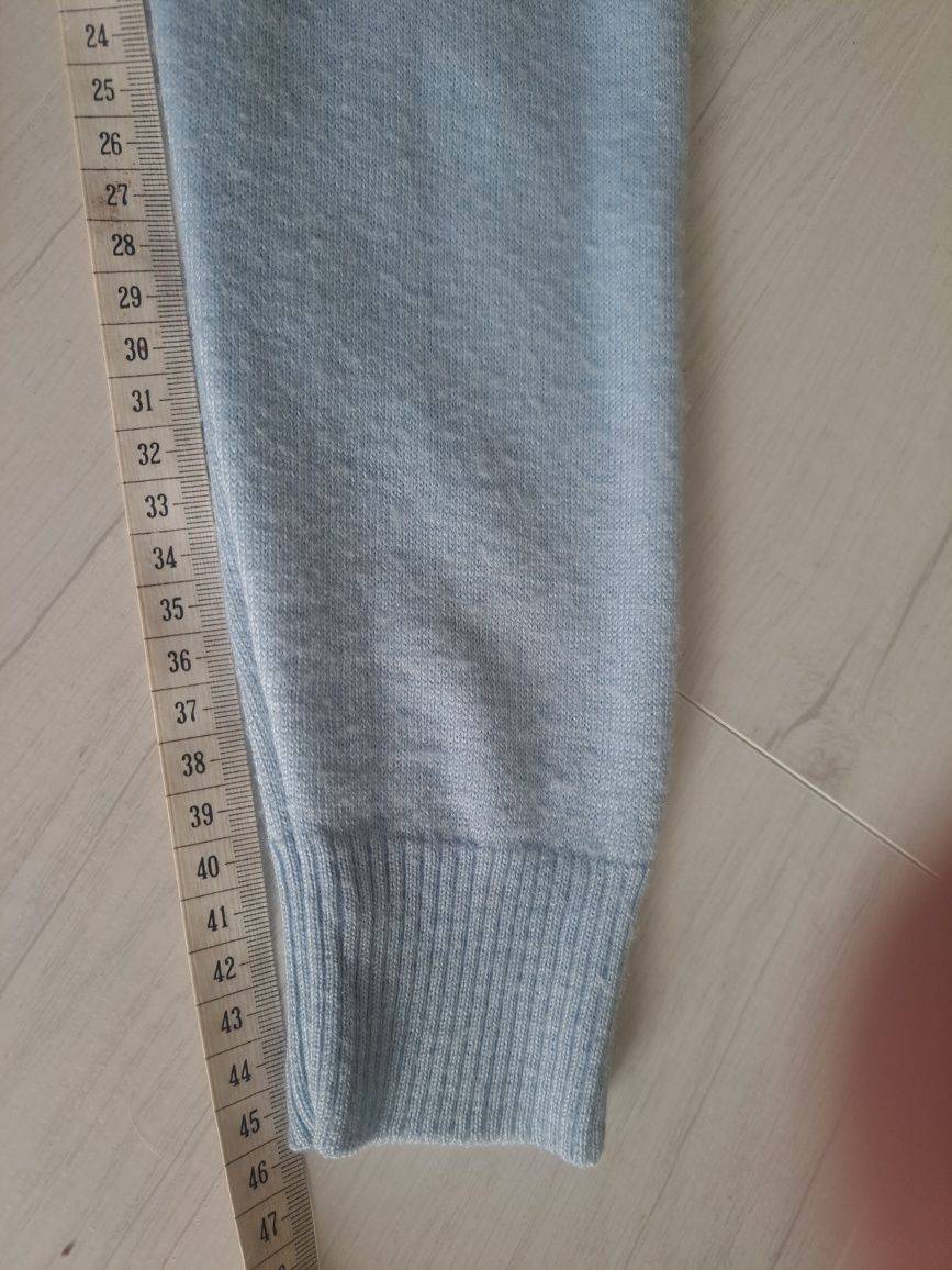 Błękitny sweter rozpinany Cecilia Classics