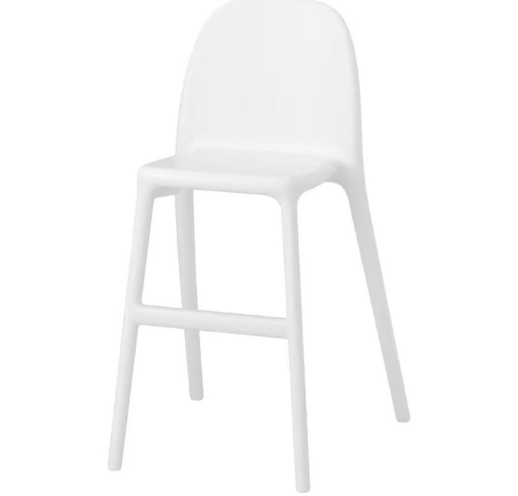 Cadeira alta de criança branca