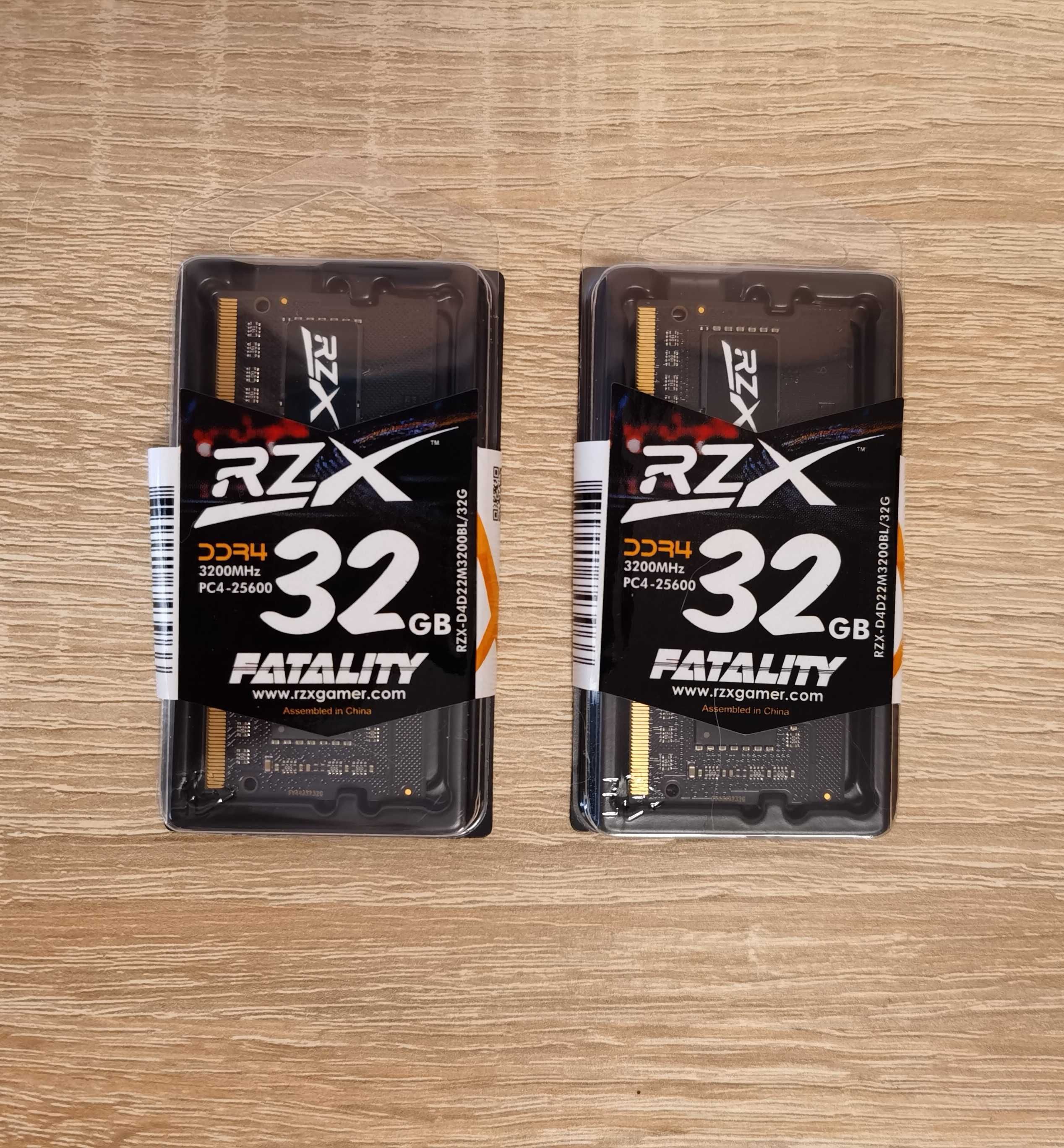 64Gb DDR4 RZX Fatality оперативная память для ноутбука
