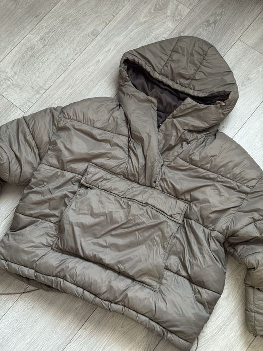 Продам зимовий пуффер анорак оверсайз мокко колір