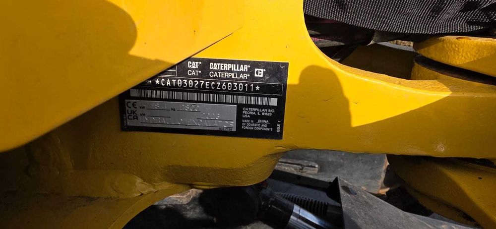 Minikoparka CAT 302.7 - 2023rok- 620h /  Cat 302, 303, 305, 301. 302.7