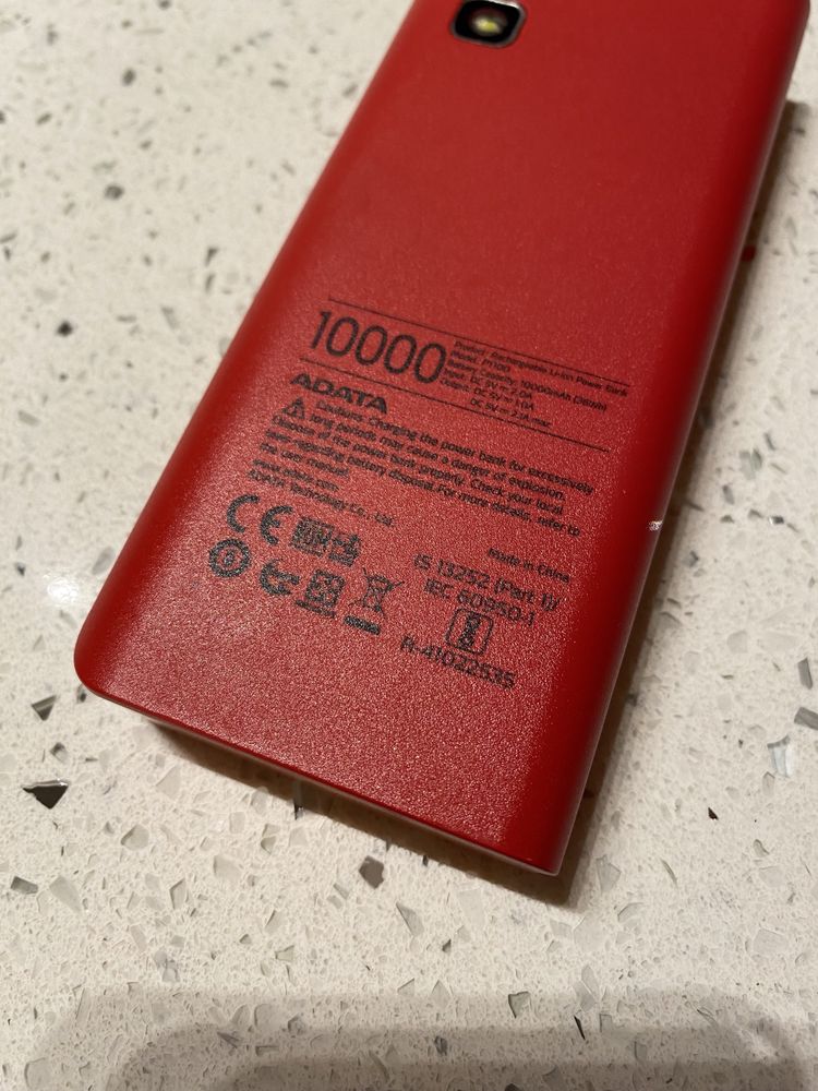 Powerbank Vermelha 10000mah