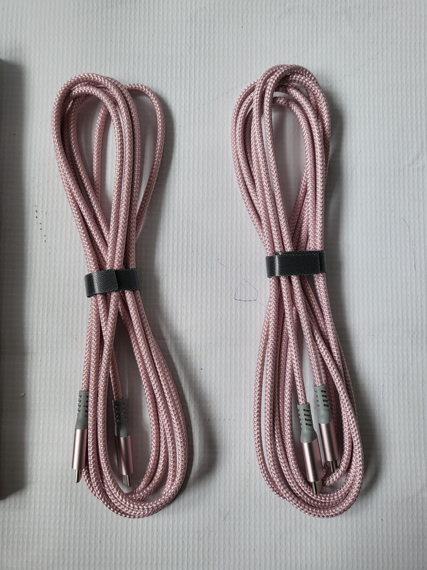 2x kable ładujące usb C 3m