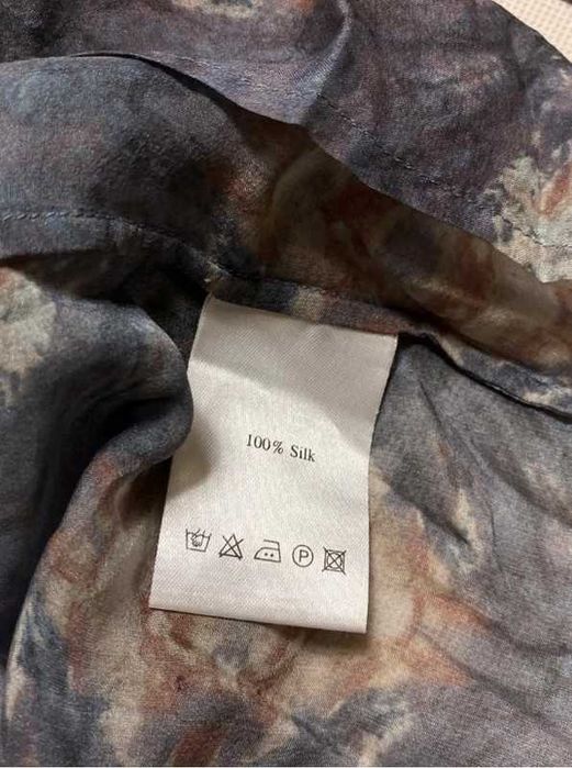 Koszula jedwabna jpg we wzory Vintage y2k 90s kolorowa luxury premium