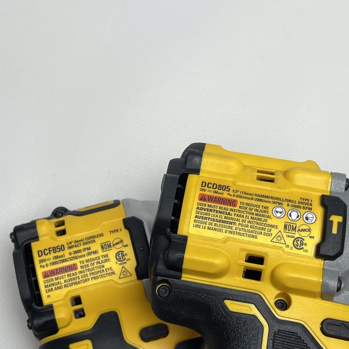 Dewalt Безщіточні Шуруповерт Імпакт DCK2050M2 20V DCD805 DCF850 з США