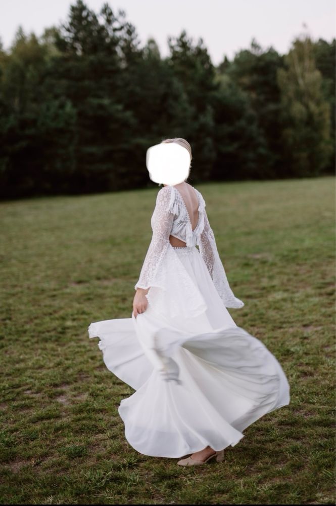 Suknia ślubna Sejva w stylu boho