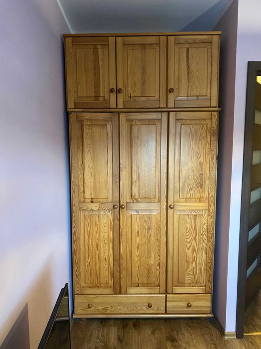 szafa sosnowa z nadstawka