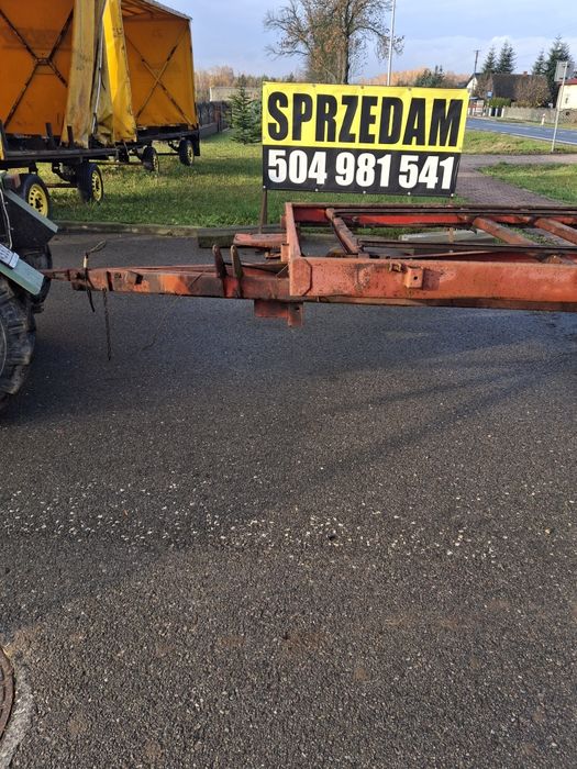 Przyczepa  rolnicza _ KRONE optimat 3tony _ niska