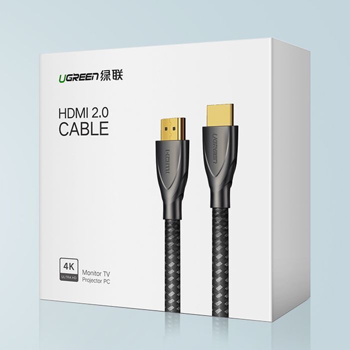 Ugreen Kabel Hdmi 2.0 4K Uhd 2M Czarny (Hd131)