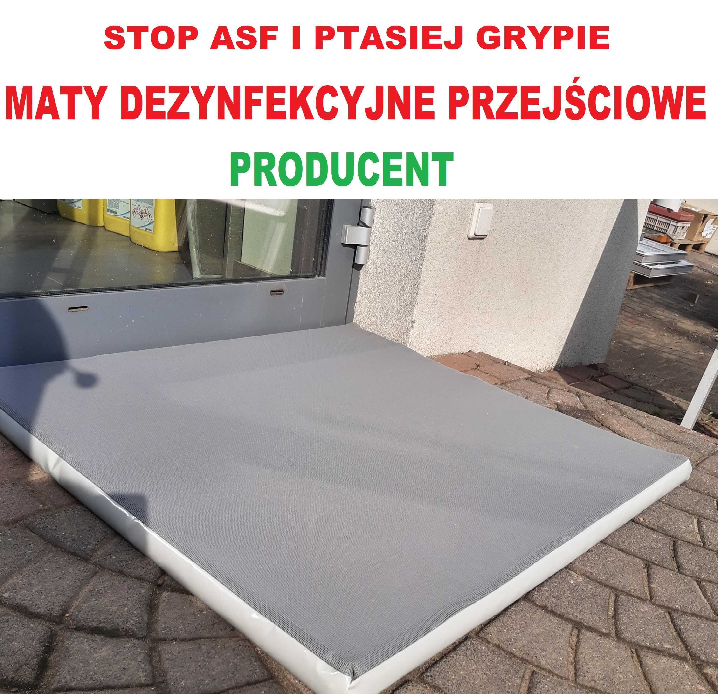 MATY DEZYNFEKCYJNE_producent_Mata przejściowa 100x100cm PTASIA GRYPA