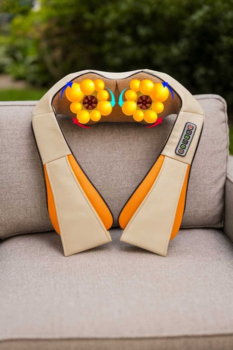 Masażer do szyi / karku / pleców / nóg – pas masujący grzejący