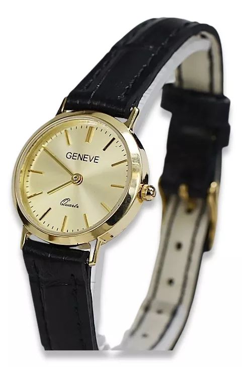 Złoty zegarek damski 14k 585 Geneve lw118y Wrocław biżuteria