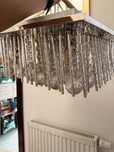 Lampa glamour krysztalki