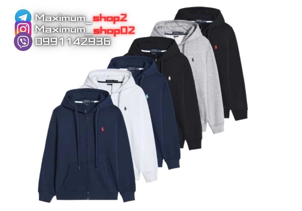 S M L XL XXL XXXL ! Зіпка Polo Ralph Lauren/Зіп-худі поло ральф раулен