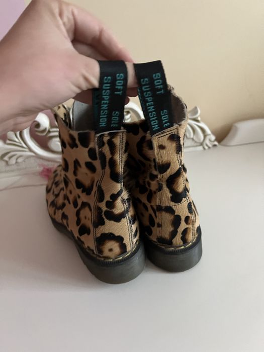 Ботинки лео шерсть пони 39 40 розмір Solovair Louboutin