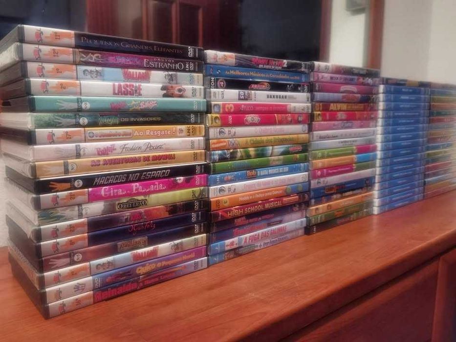 LOTE DE 89 Filmes Dvd Originais Infantis
