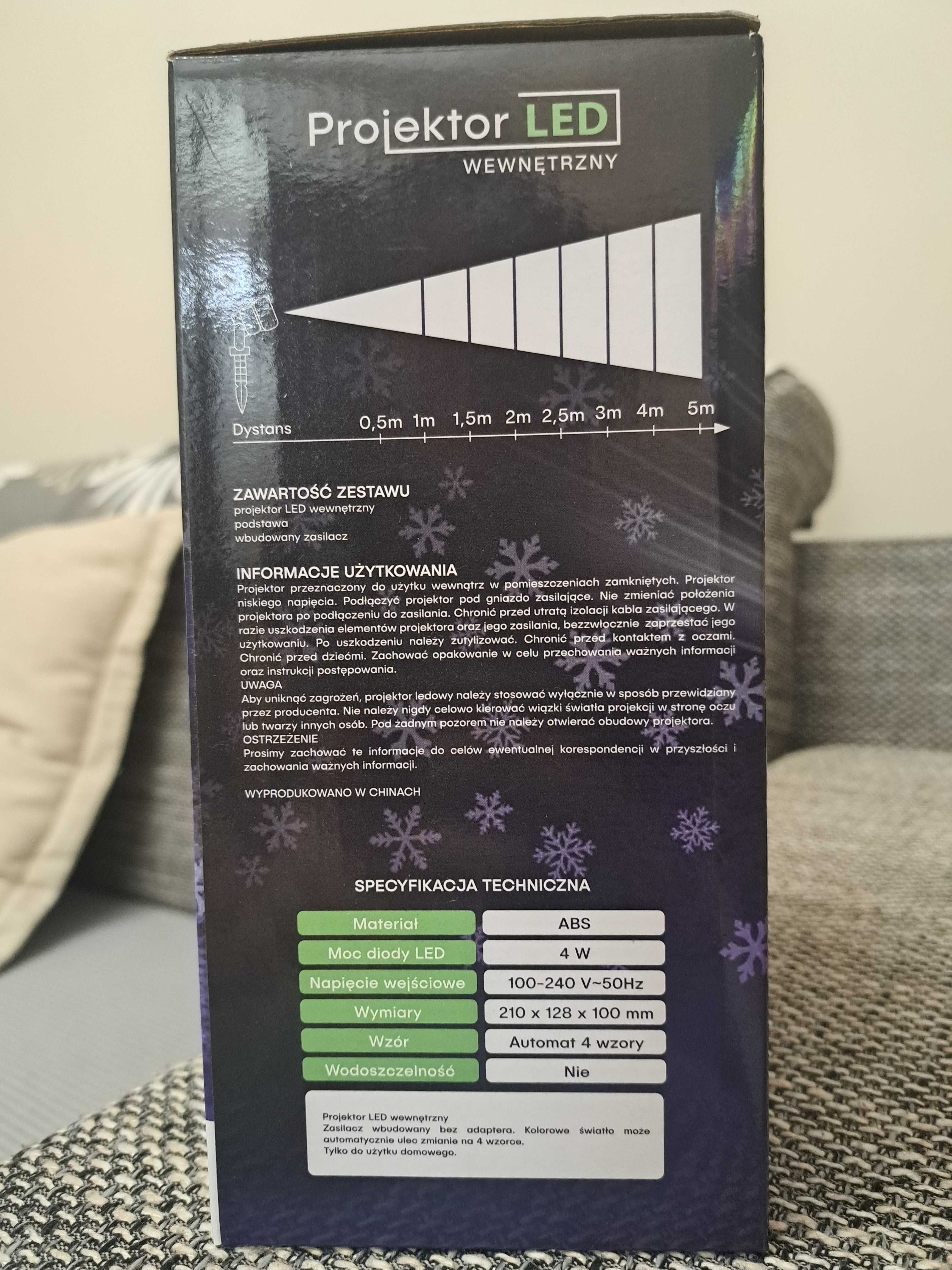 Projektor wewnętrzny LED Eurohit Christmas [4 wzory świąteczne]