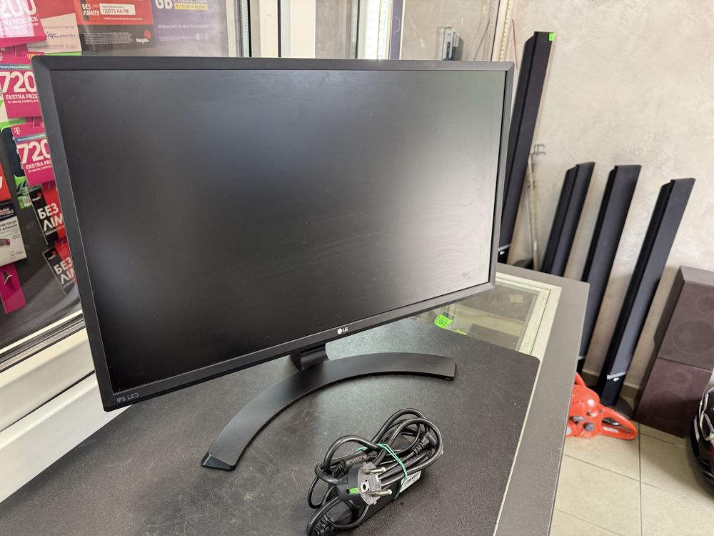 Monitor LG 24MP60VQ, HDMI, 24cale, bdb stan