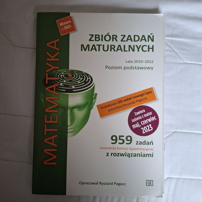 Zbiór zadań maturalnych matematyka Pagacz