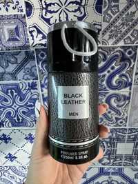 Fragrance World Black Leather Men мужской дезодорант