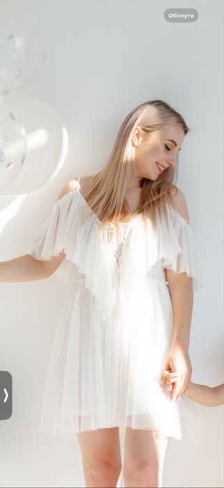 Сукня біла хs-s zara