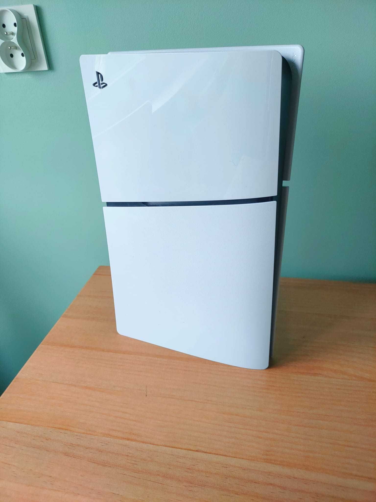 PS5 PlayStation Digital Slim 1TB 2 pady i ładowarka