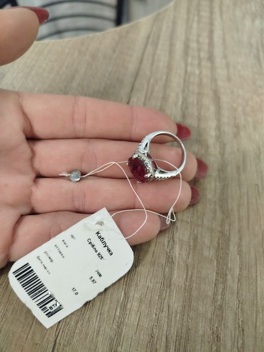 Каблучка срібло нова