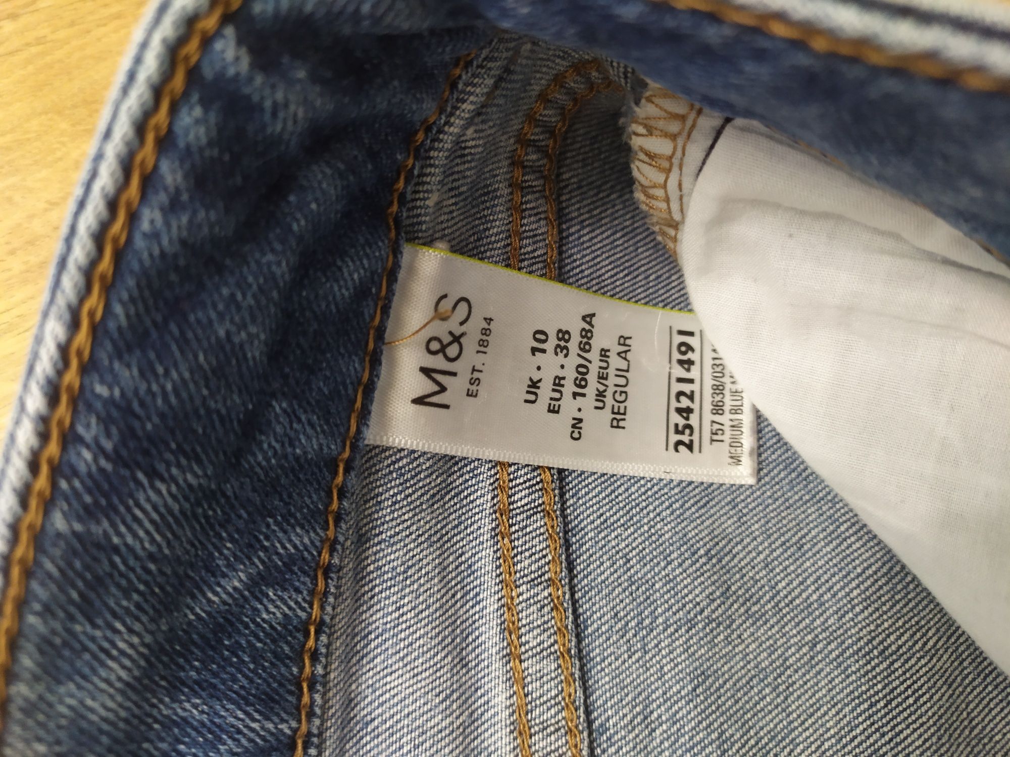Spodnie damskie jeansy 38 M&S