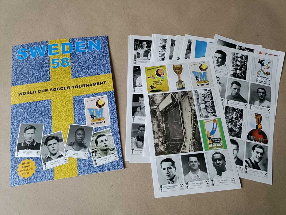 Album completo cromos World Cup SWEDEN 58