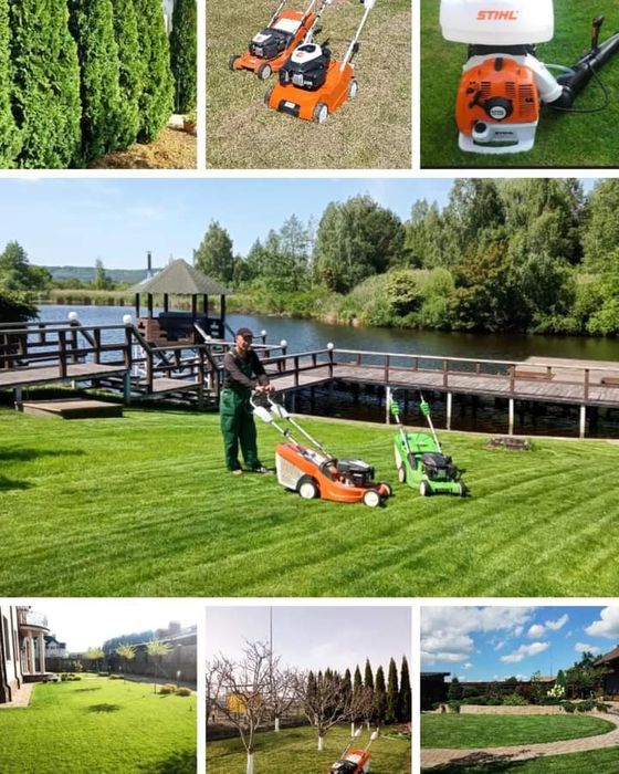 Аэрация Газону,Покос Обрізка Дерев,Кущів,Обприскування Дерев та Рослин