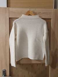 Sweter Reserved S M polgolf azurowy sweterek cienki