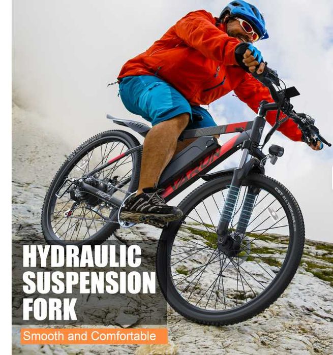 Bicicleta elétrica de montanha de longo alcance