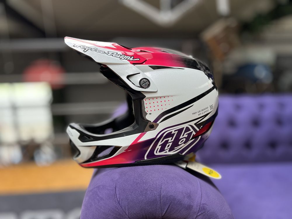 Nowy kask full face TLD troy lee designe D4 carbon kolor drip
